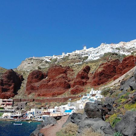 Elegant Santorini House Villa Harmony Caldera View-Outdoor Hot Tub Oia Tholos  Exterior photo