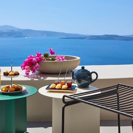 Elegant Santorini House Villa Harmony Caldera View-Outdoor Hot Tub Oia Tholos  Exterior photo